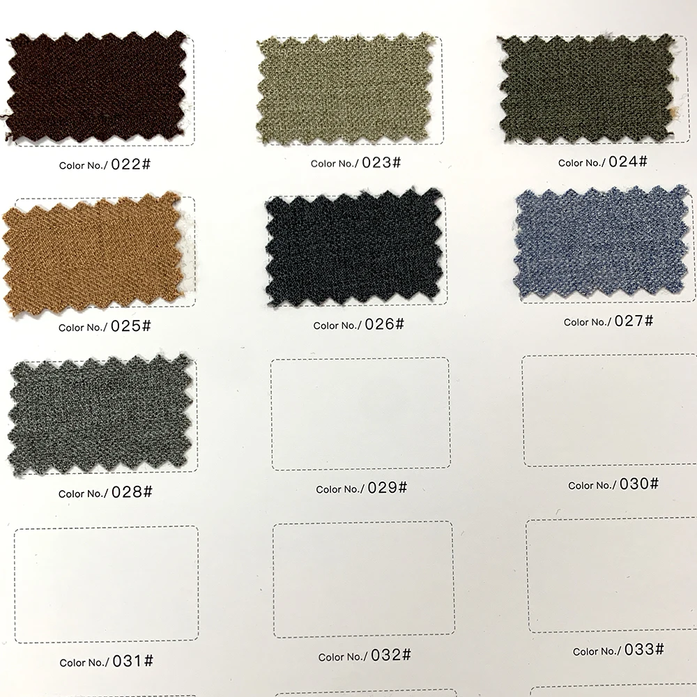 SL-1336 New 280g Ecru Color Herringbone Wool Blend Stretch Suiting Fabric Polyester Rayon 5 Spandex Suit Stretch Fabric - 图片 6