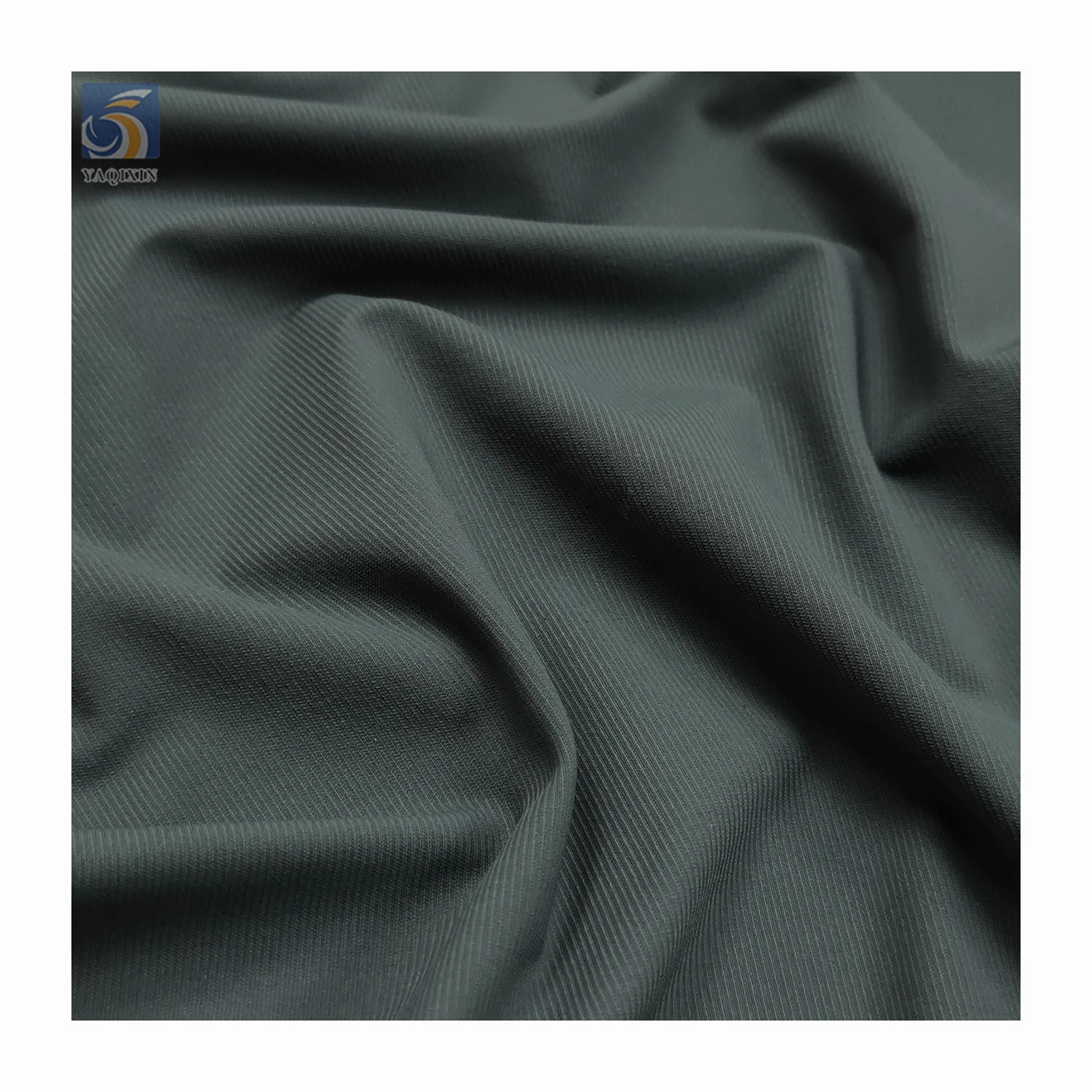 A2294 76% Nylon 24% Spandex 160gsm Strips Ribbed Knit Yoga Sportswear Fabric High Elastic Nylon Spandex Quick-Drying Fabric - 图片 4