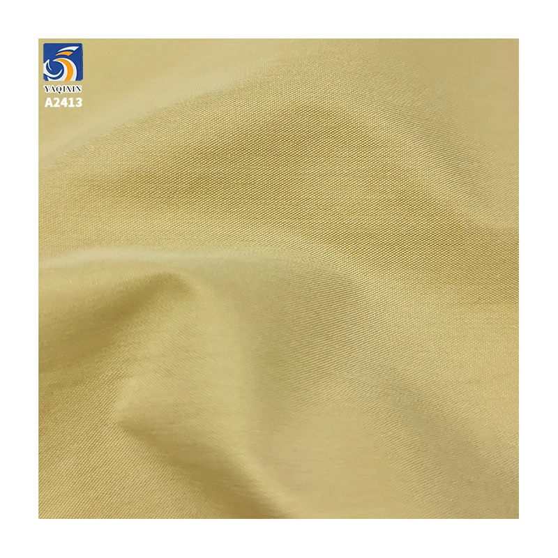 A2413 130g/m² Cotton and Nylon Blended Poplin Fabric Plain Weave Slightly Wrinkled Texture Shirt Dress Soft Poplin Cotton Fabric - 图片 3