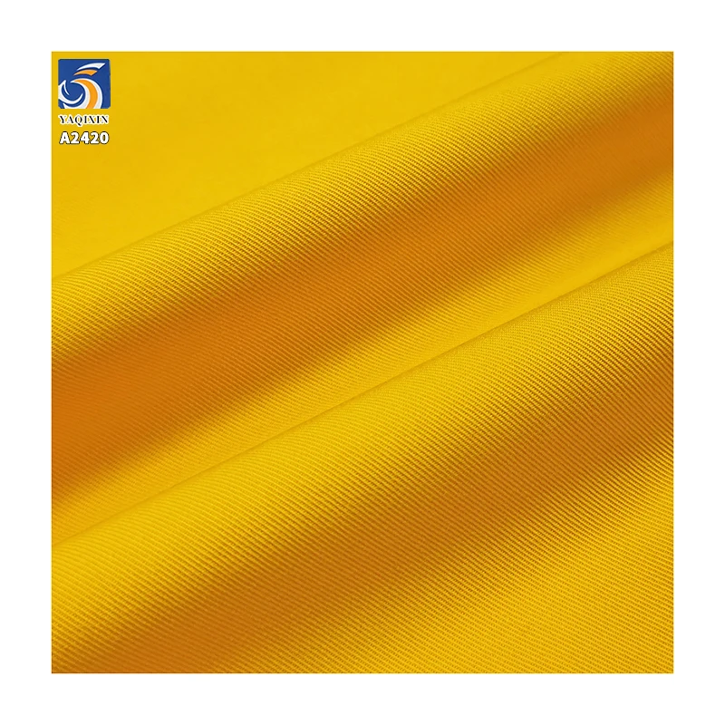 A2420 220g/m² 70% Cotton 30% Nylon Double-Sided Twill Fabric Windbreaker Jacket Wear-Resistant Crisp Twill Cotton Fabric - 图片 6