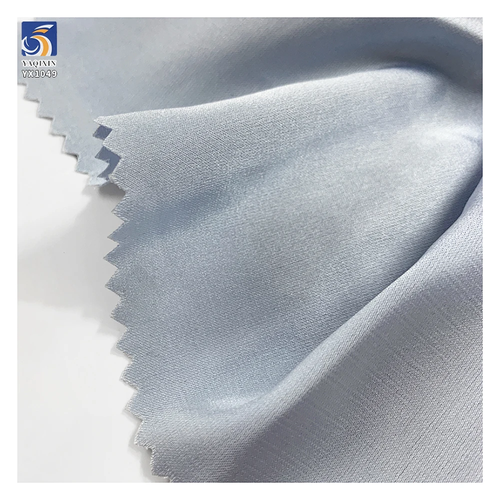 YX1049 110gsm Matte Satin Fabric for Women's Sleepwear Apparel Dress Comfortable Drape Plain Woven Stretch Satin Fabric - 图片 2
