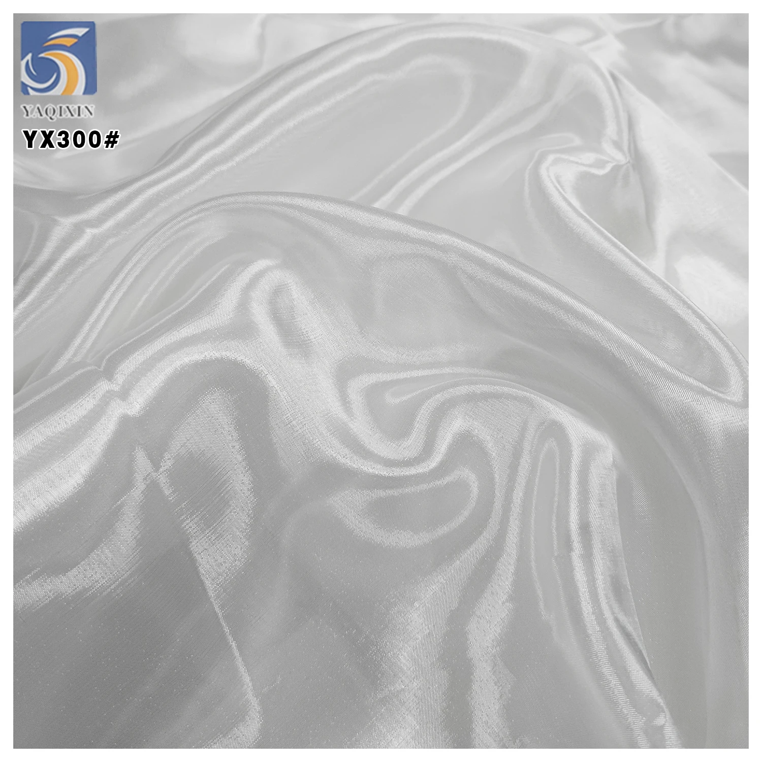 YX300 High-grade 30*60 Organza 38g Glossy Thickened Polyester Shiny Sheer Organza Fabric for Wedding - 图片 5