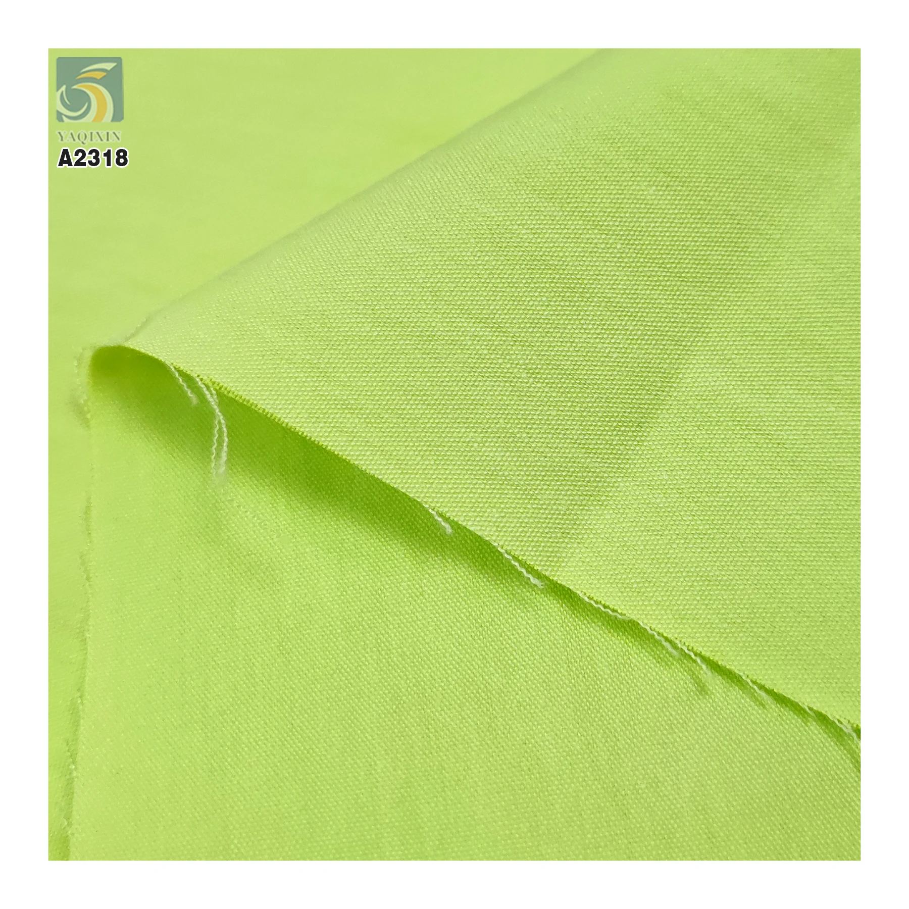 A2318 130gsm Washed 65 Cotton 35 Nylon Poplin Fabric High Quality Women's Shirts Wholesale Price Per Meter - 图片 3