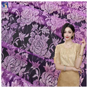 YX254 Wholesale Price Girls Sexy Lace Underwear Fabric Polyester Embroidered Chantilly Lace Fabric French