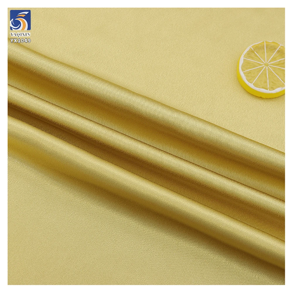 YX1049 110gsm Matte Satin Fabric for Women's Sleepwear Apparel Dress Comfortable Drape Plain Woven Stretch Satin Fabric - 图片 5