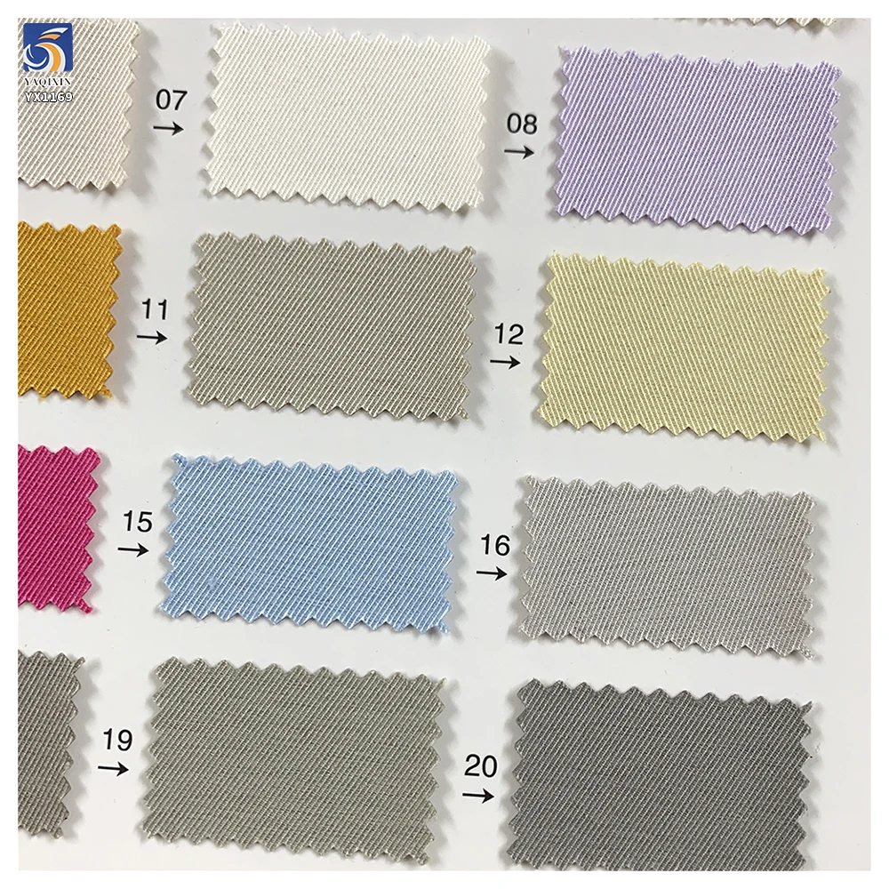 YX1169 Medium Weight 240gsm Gray and Khaki 3/3 Thick Twill Fabric Polyester Chiffon Twill Fabric for Trench Coat Woman - 图片 4