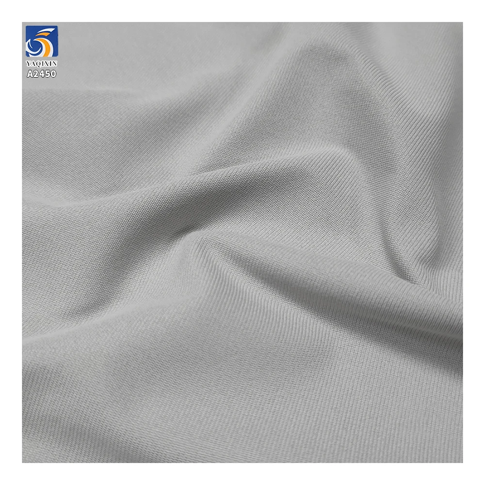 A2450 210gsm Textured Woven Plain Poplin Navy Blue Fabric 47% Polyester 53% Composite Material Stretch Thin Pants Fabric - 图片 5