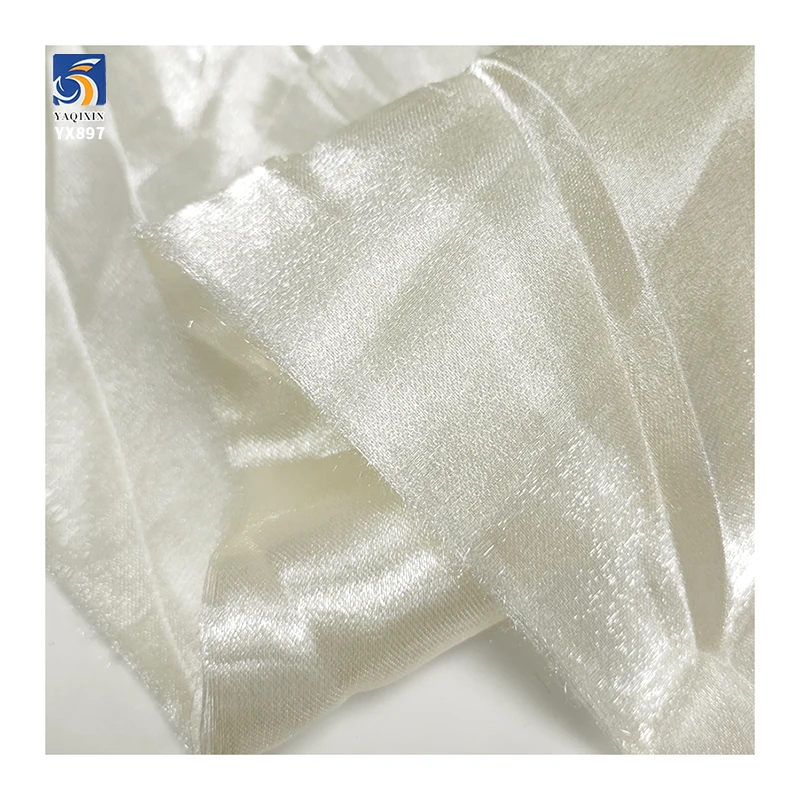 YX897 Wholesale 100% Polyester Glossy Thickened Woven Organza Fabric for Clothing Dance Costumes Minimum Order of 5 Yards - 图片 5