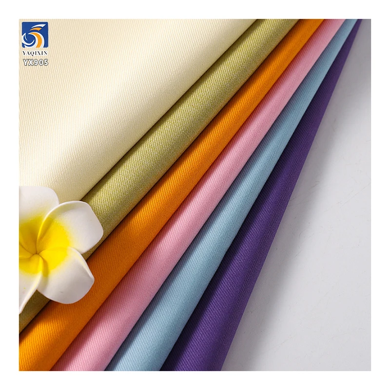 YX905 300G/M Fine Twill TR Fabric 85%Polyester 11%Cotton 4%Spandex Stretch Suit Twill Fabric for Women's Jackets and Suits - 图片 6