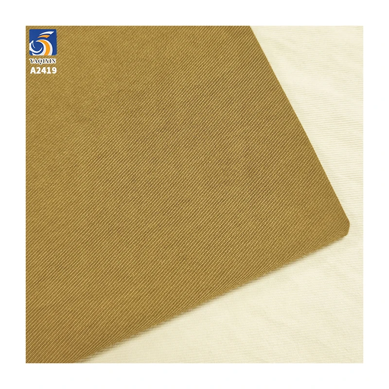 A2419 150g/m² Wholesale 50S 65% Cotton 35% Nylon Cavalry Twill Fabric High Density Twill Cotton Blend Fabric for Pants - 图片 3