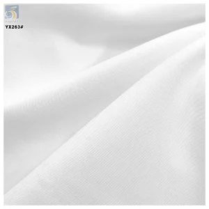 YX263 Ultra-Fine Denier Breathable and Comfortable Wholesale White Soft Shirts 100 Polyester Saudi Arabia Fabrics - 100%...