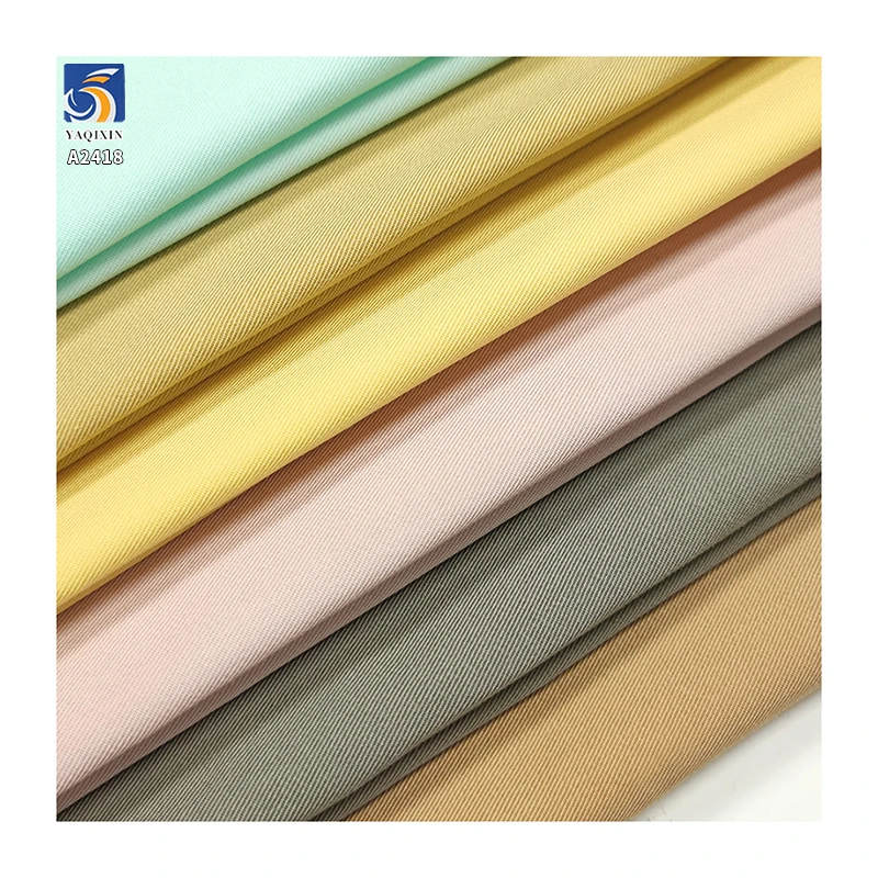 A2418 170gsm 60% Cotton 40% Lyocell Blended Double-sided Twill Fabric High-end Skin-friendly Twill Shirt Dress Fabric - 图片 2