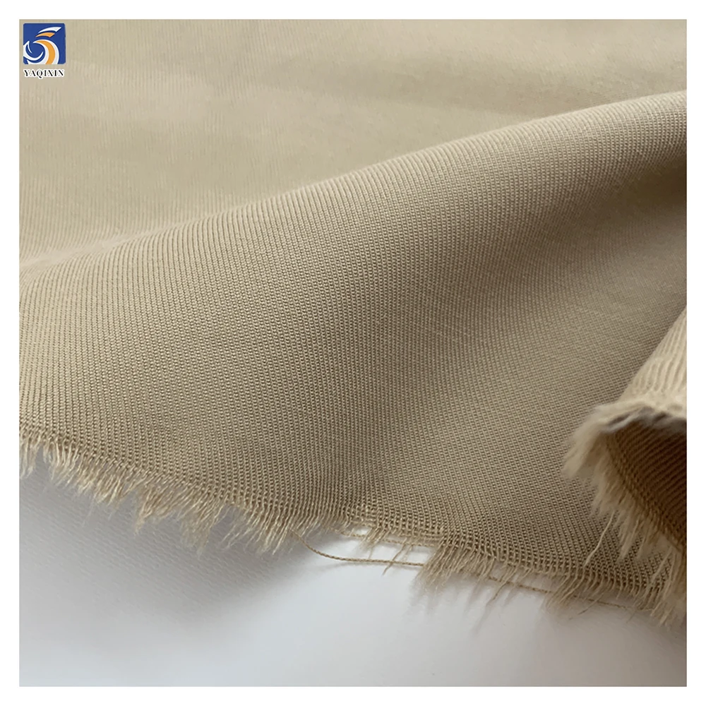 A2474 High Quality 260g/m Woven Cotton Eco-Friendly Fabric Sand Washing 50 Lyocell 50 Cotton Twill Fabrics - 图片 6