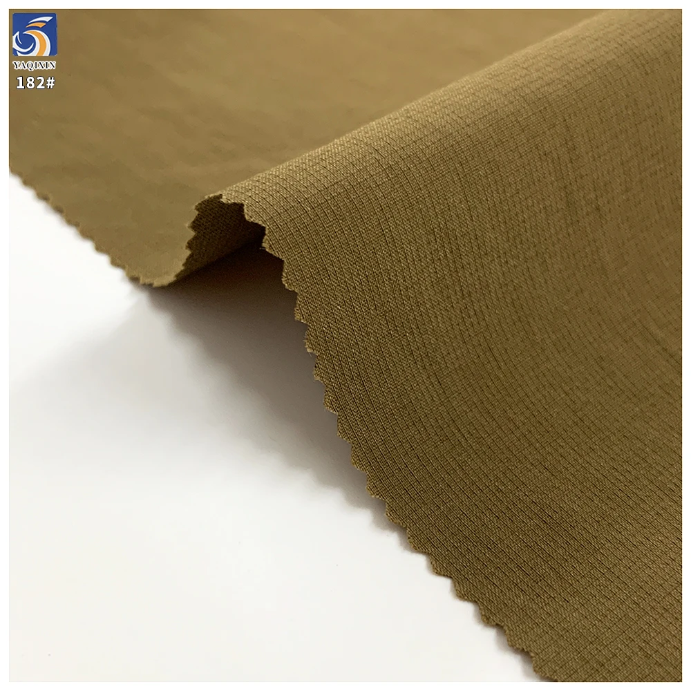 Y-182 High Quality 130g Dark Khaki Green 100% Polyester Small Checkered T800 Fabric 160cm for Sportswear Backpack - 图片 4