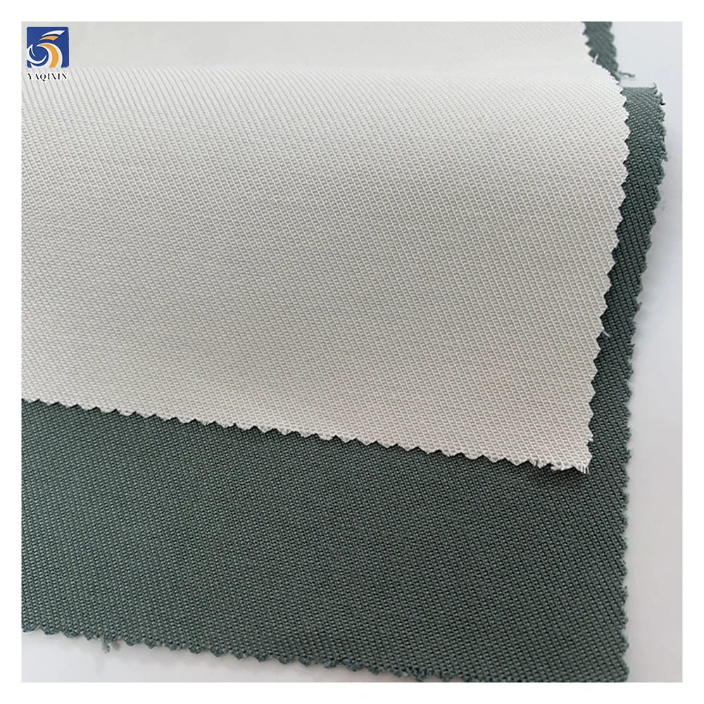 A2474 High Quality 260g/m Woven Cotton Eco-Friendly Fabric Sand Washing 50 Lyocell 50 Cotton Twill Fabrics - 图片 2