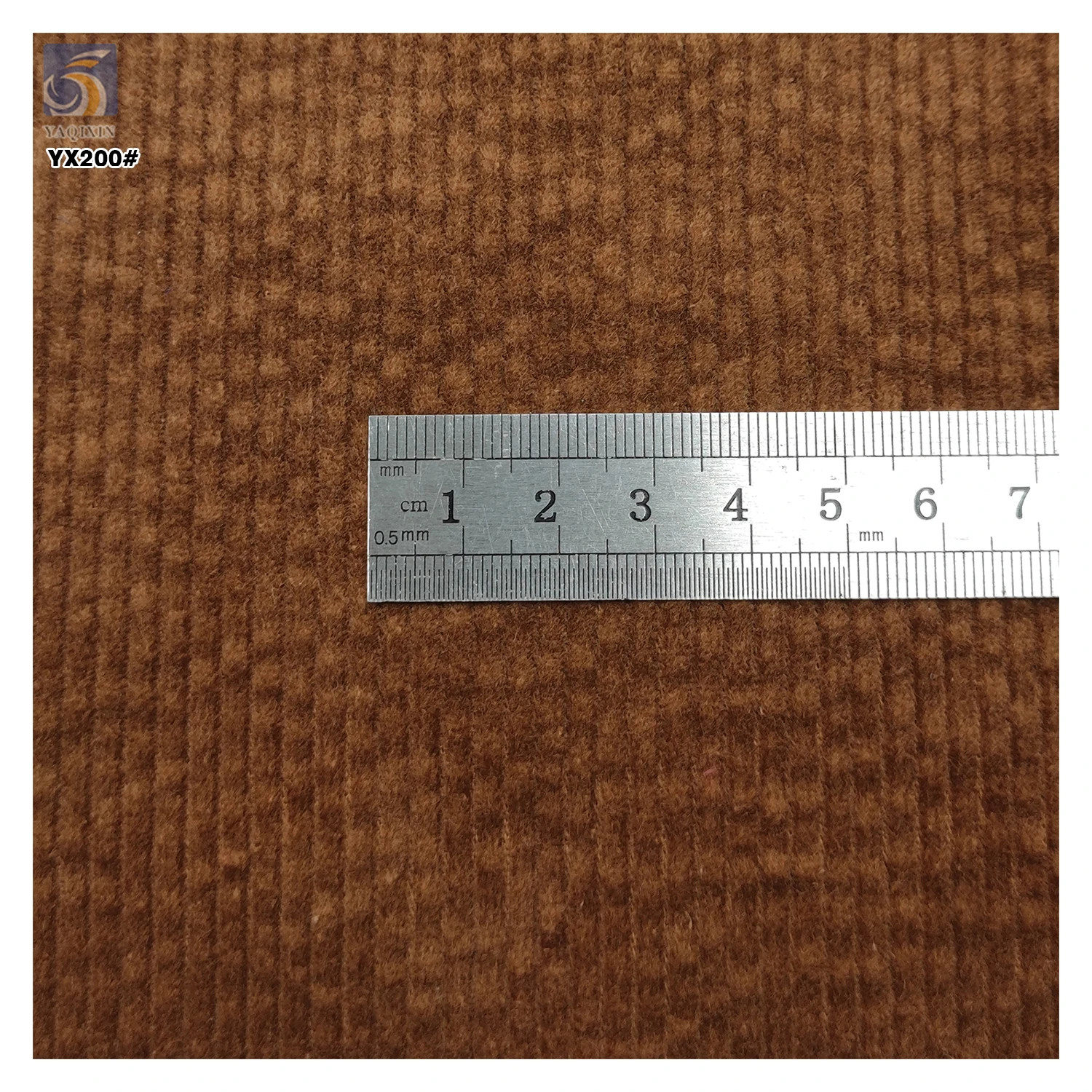 YX200 High Quality 330gsm Heavyweight Thick 8W Corduroy Fabric 97 Cotton 3 Spandex Stretch Corduroy Fabric - 图片 3
