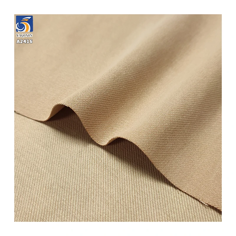 A2416 300g/m² 40% Cotton Blended Lyocell 10s Twill Cotton Fabric Heavyweight Shirt Wide-Leg Pants Fabric - 图片 4