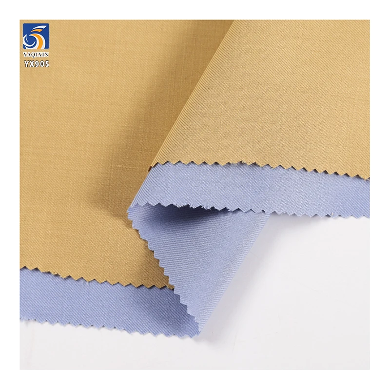YX905 300G/M Fine Twill TR Fabric 85%Polyester 11%Cotton 4%Spandex Stretch Suit Twill Fabric for Women's Jackets and Suits - 图片 2