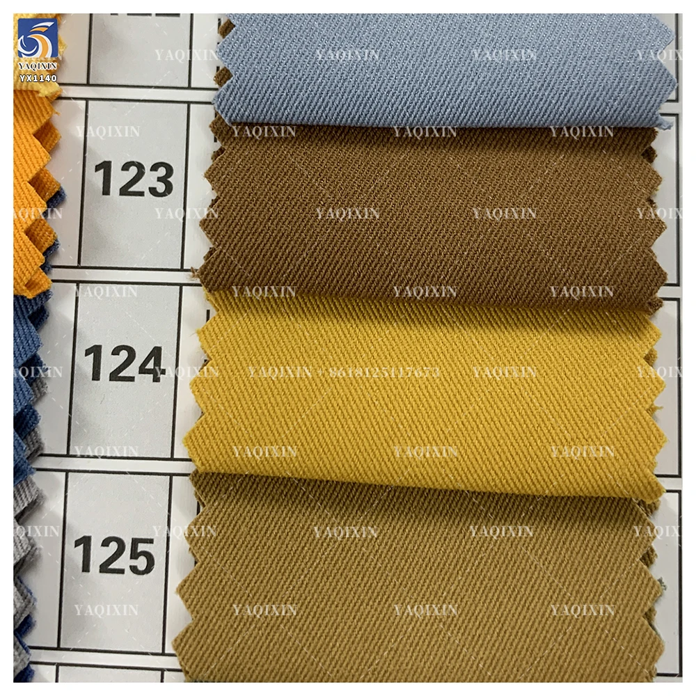 YX1140 170gsm T400 Cool Silk Cotton Woven Twill Polyester Fabric for Trouser African School Uniform Twill Chiffon Fabrics - 图片 4