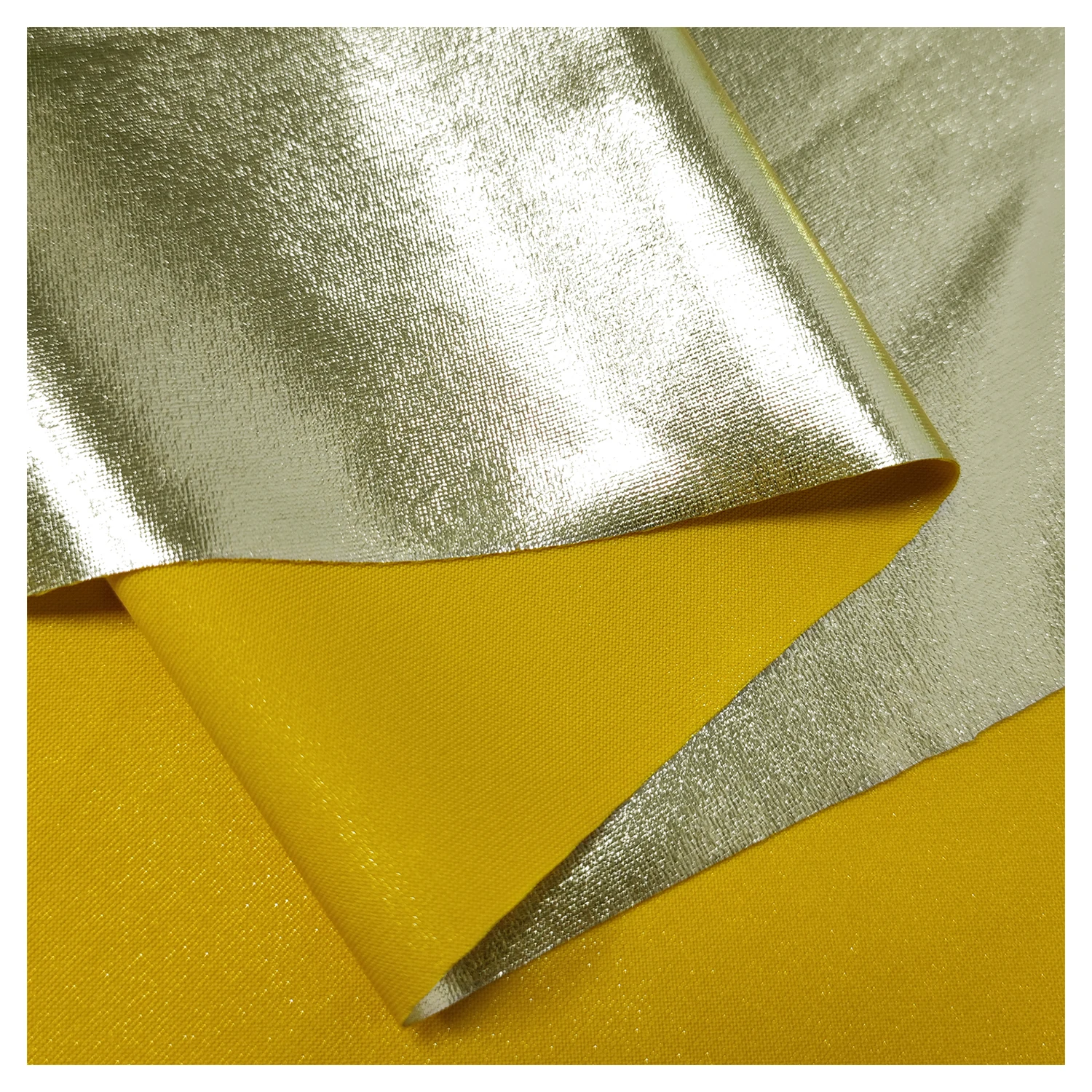 YX469 Laser 95 Polyester 5 Spandex Shiny Stretch Knit Fabric Single-sided Polyester Golden Shiny Fabric for Prom Dress - 图片 6