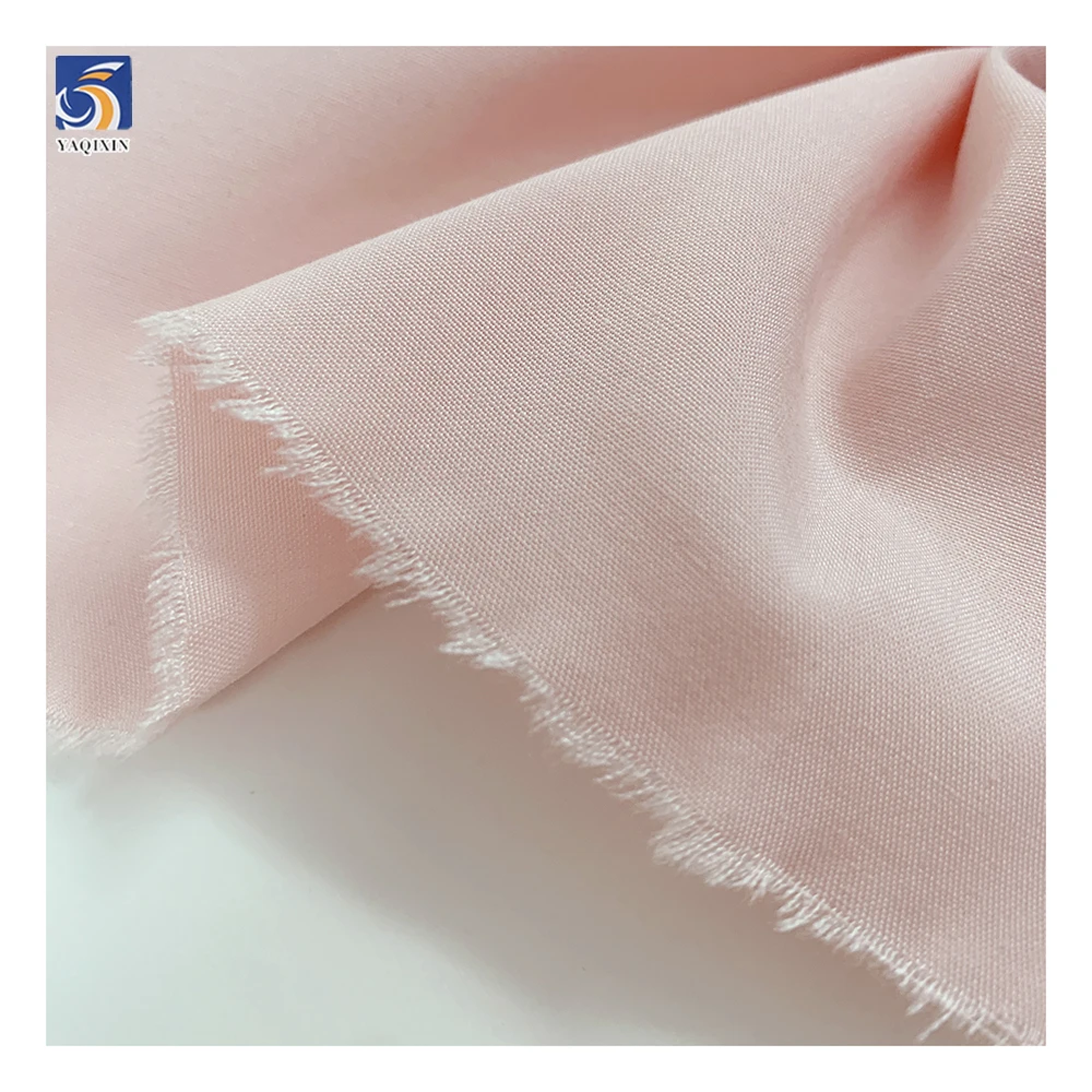 A2475 140g/m 60 Lyocell 40 Cotton Poplin Soft Pink Lightweight Fabric Cotton/Lyocell Blend Fabrics for Dress - 图片 5