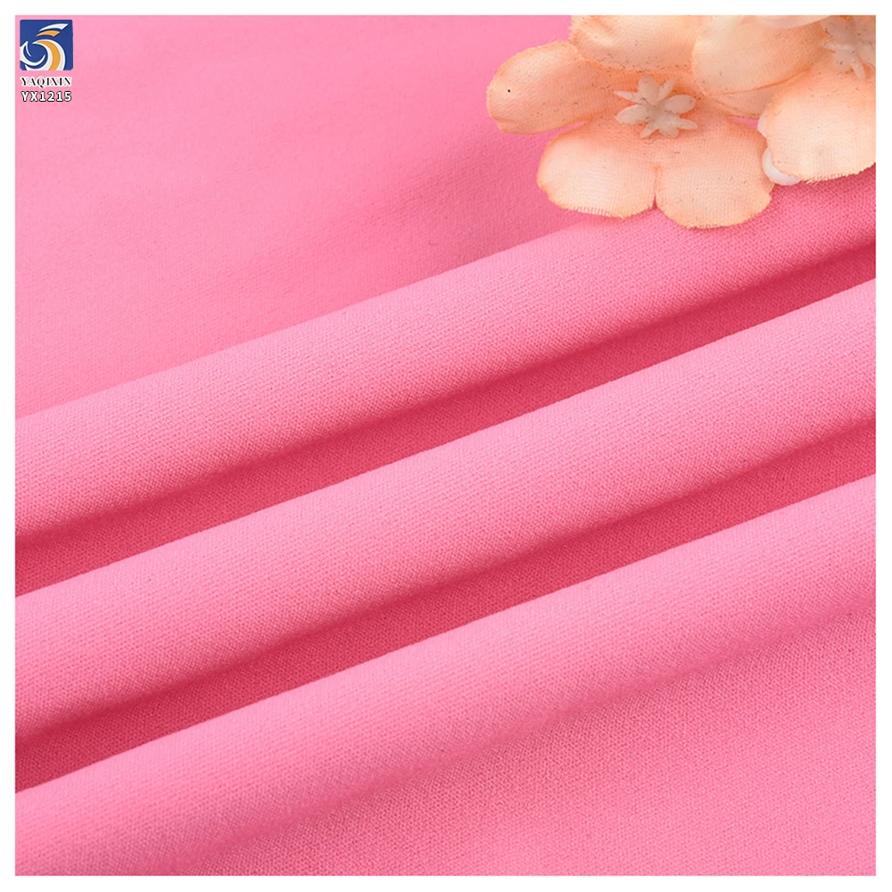 YX1215 230gsm High Quality Bare-Skin Feel and Breathable 75% Nylon 25% Spandex Matte Stretch Double Knitted Sport Fabric Yoga - 图片 2