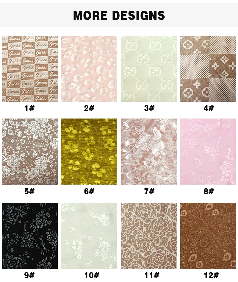 YX577 Luxurious Rose Pattern Jacquard Gold Satin Fabric 97 Polyester 3 Spandex Stretch 3D Embossed Satin Fabric - 图片 5