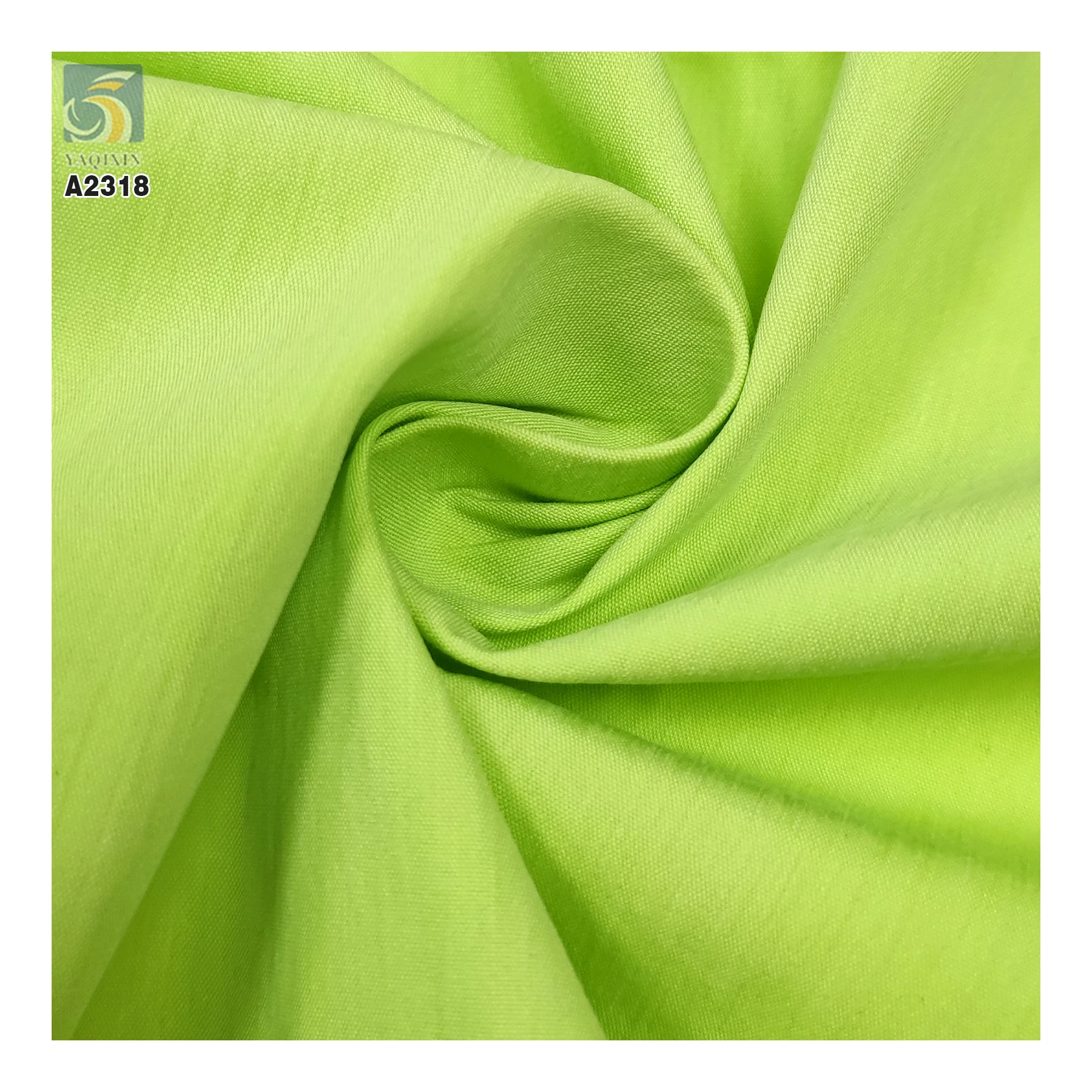 A2318 130gsm Washed 65 Cotton 35 Nylon Poplin Fabric High Quality Women's Shirts Wholesale Price Per Meter - 图片 4