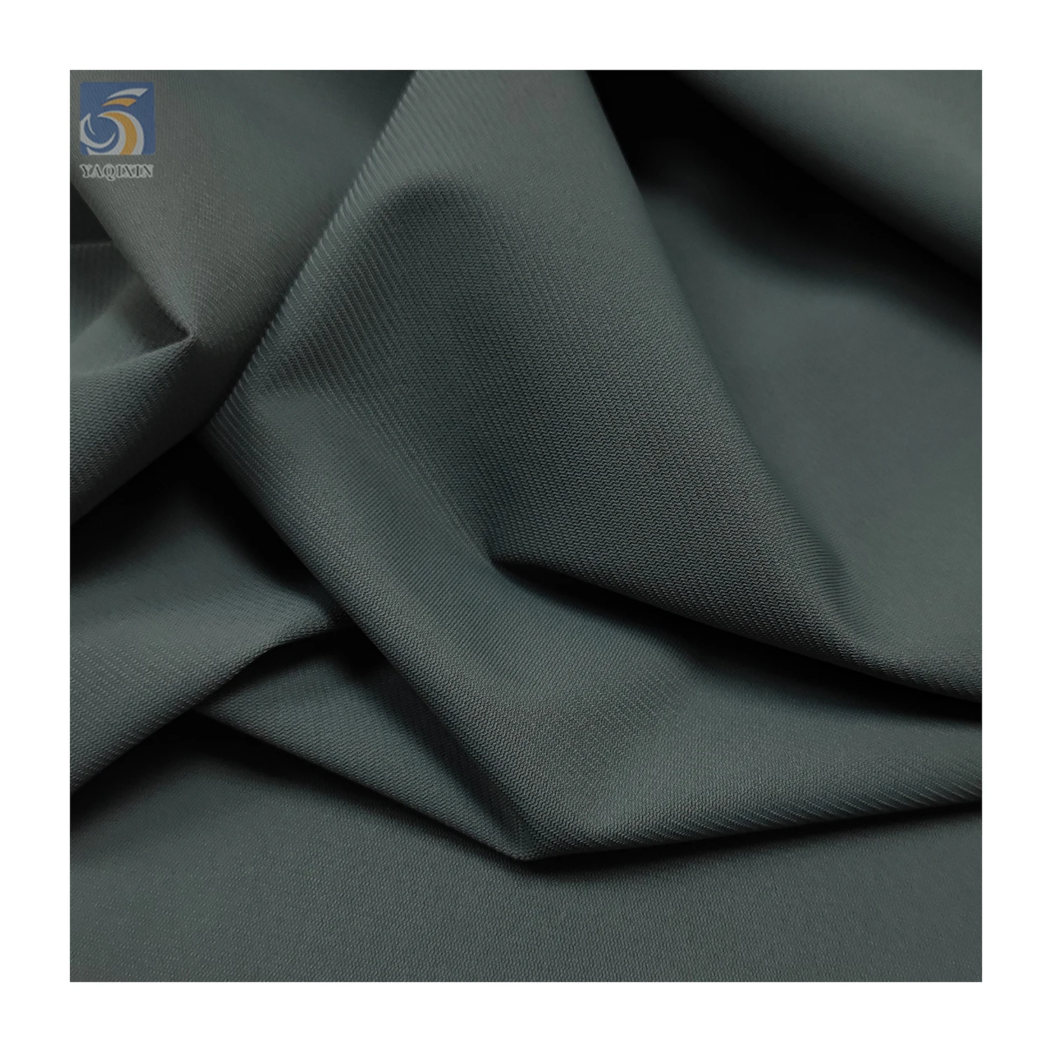 A2294 76% Nylon 24% Spandex 160gsm Strips Ribbed Knit Yoga Sportswear Fabric High Elastic Nylon Spandex Quick-Drying Fabric - 图片 6