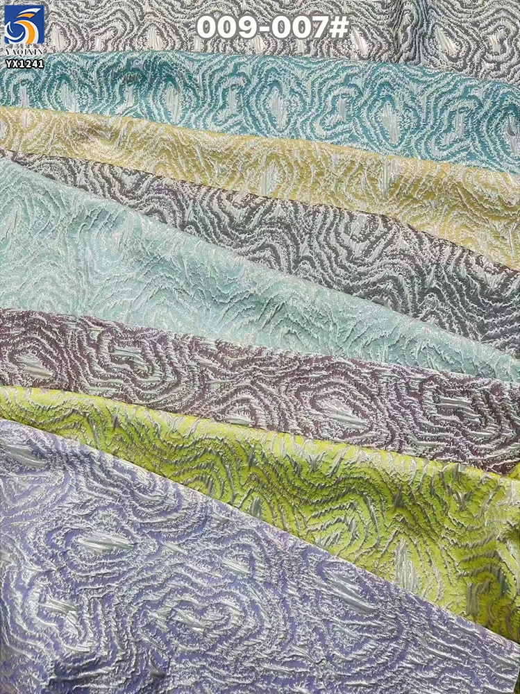 YX1241 New Arrivals 2026 Brocade Fabric for Apparel Dresses Woman French Yarn-Dyed Texture Jacquard Brocade Fabric - 图片 2