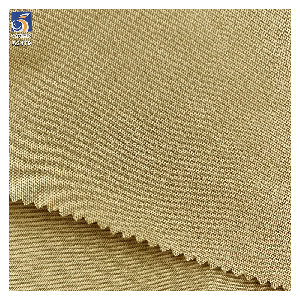 A2479 Lightweight Summer 185g/m Sand Washing 50% Lyocell 50% Cotton Woven Plain Fine Twill Fabric for Shirts and Trousers - 图片 3
