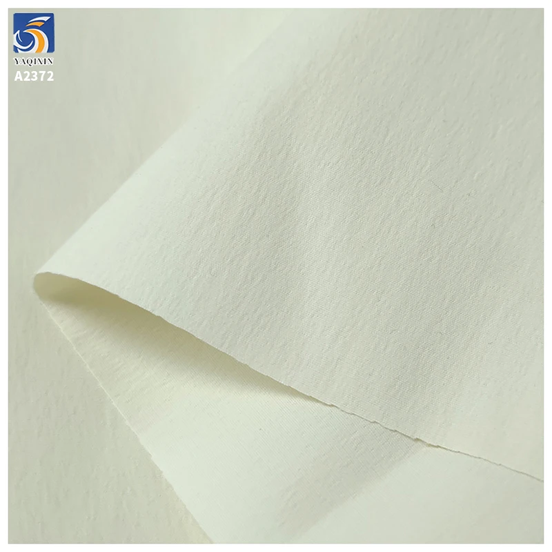 A2372 Custom Color 120gsm Lightweight Breathable Plain Stretch Fabric 95% Nylon 5% Spandex Fabric Pants Stretch Fabric - 图片 4