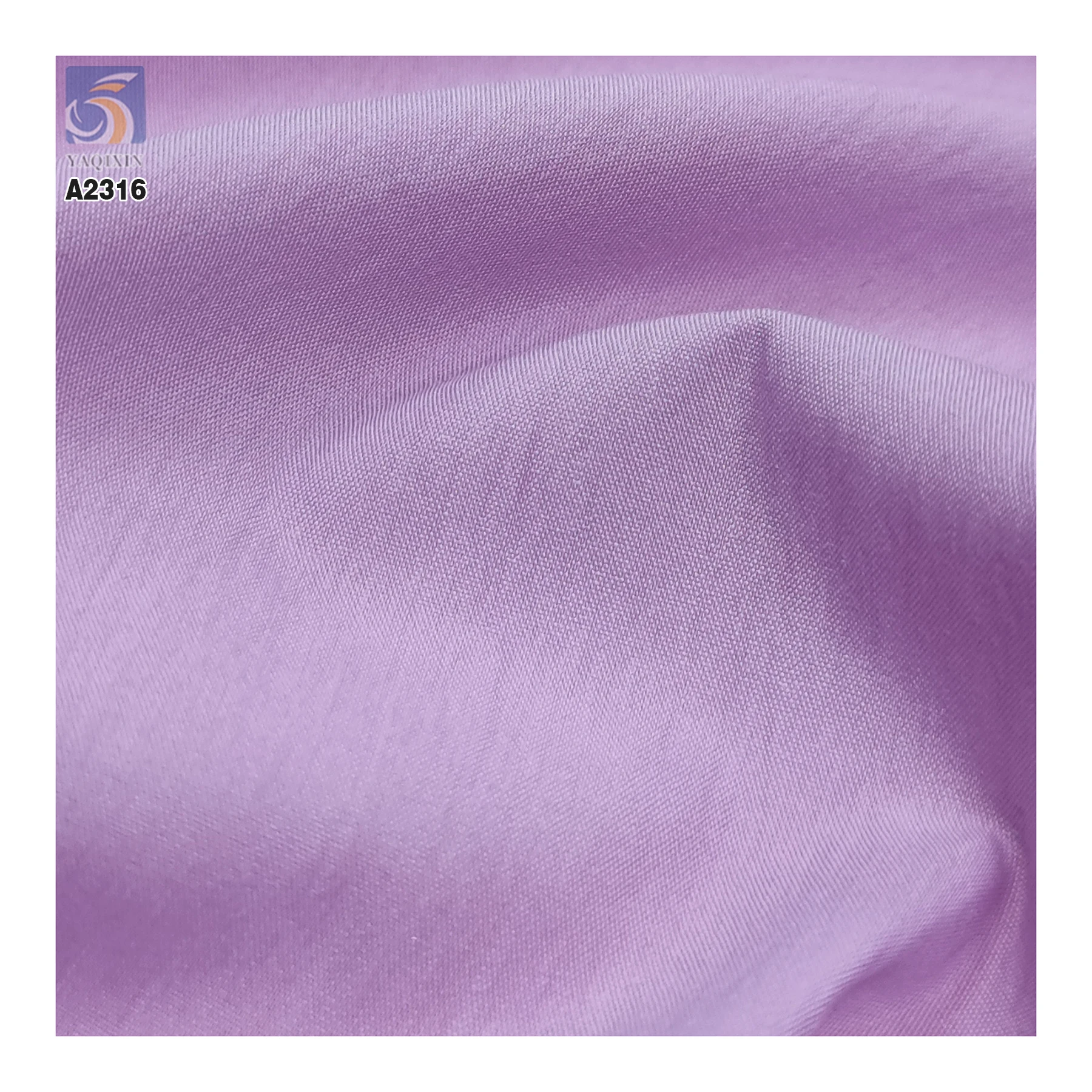 A2316 Good Quality Light Weight Wrinkled Plain Washed 60S 105gsm 50 Cotton 50 Polyester Fabric Blend for Shirts - 图片 6