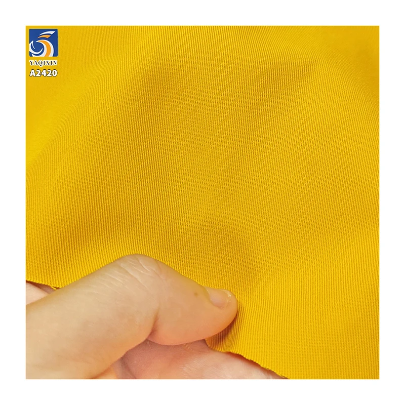 A2420 220g/m² 70% Cotton 30% Nylon Double-Sided Twill Fabric Windbreaker Jacket Wear-Resistant Crisp Twill Cotton Fabric - 图片 5