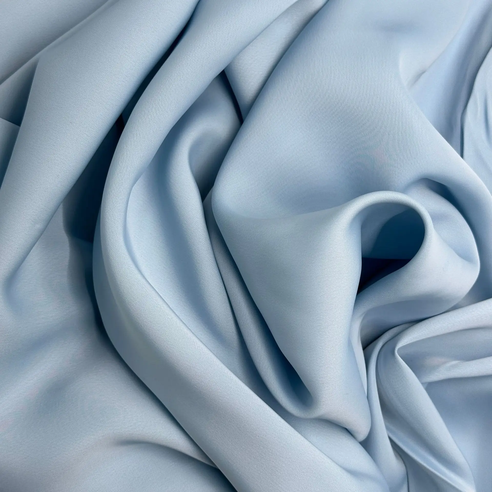 YX1048 150gsm Acetic Acid Silky Skin-Friendly Apparel Dress Satin Soft Fabric Polyester Spandex Stretch Matte Satin Fabric - 图片 6
