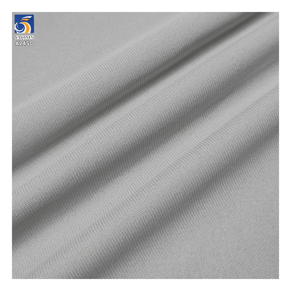 A2450 210gsm Textured Woven Plain Poplin Navy Blue Fabric 47% Polyester 53% Composite Material Stretch Thin Pants Fabric - 图片 6