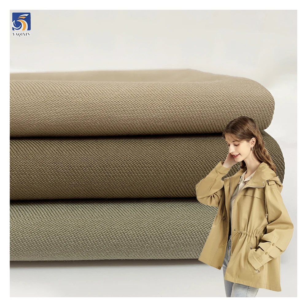 A2474 High Quality 260g/m Woven Cotton Eco-Friendly Fabric Sand Washing 50 Lyocell 50 Cotton Twill Fabrics