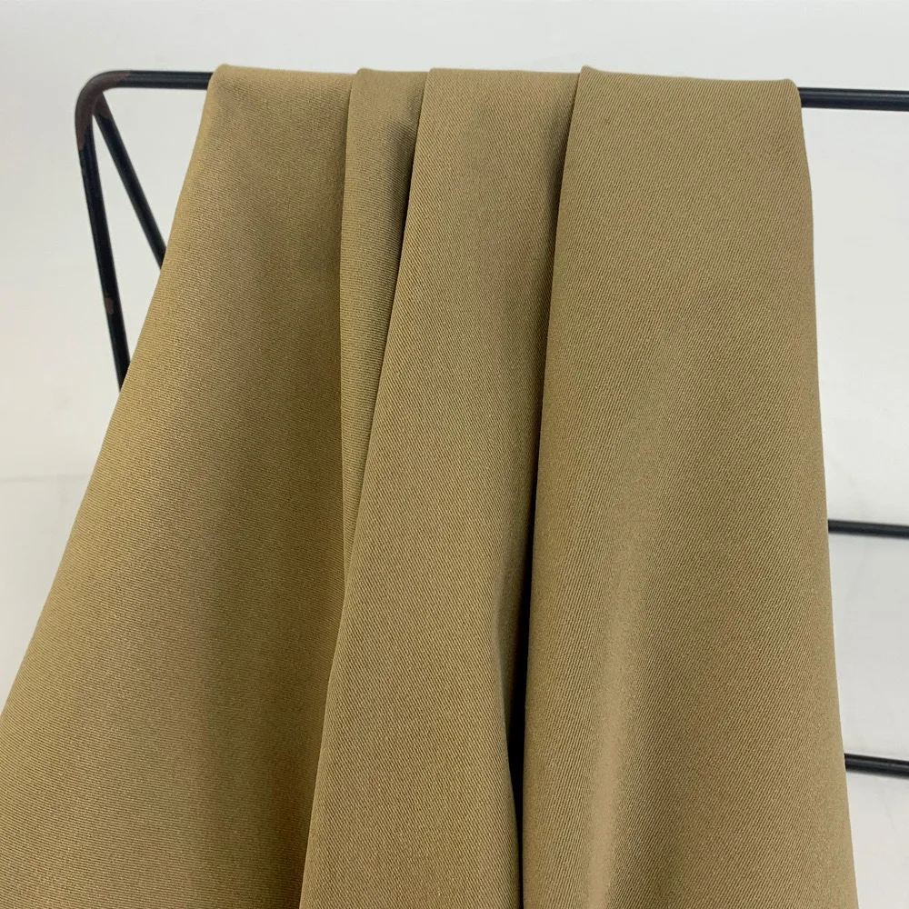 YX1140 170gsm T400 Cool Silk Cotton Woven Twill Polyester Fabric for Trouser African School Uniform Twill Chiffon Fabrics - 图片 5