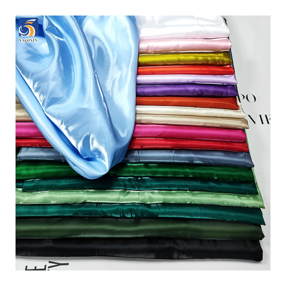 YX930 Hot Sale Purple 2CM Pleated Liquid Satin Fabric Accordion Wrinkle Pleated Polyester Satin Fabrics for Halloween - 图片 2