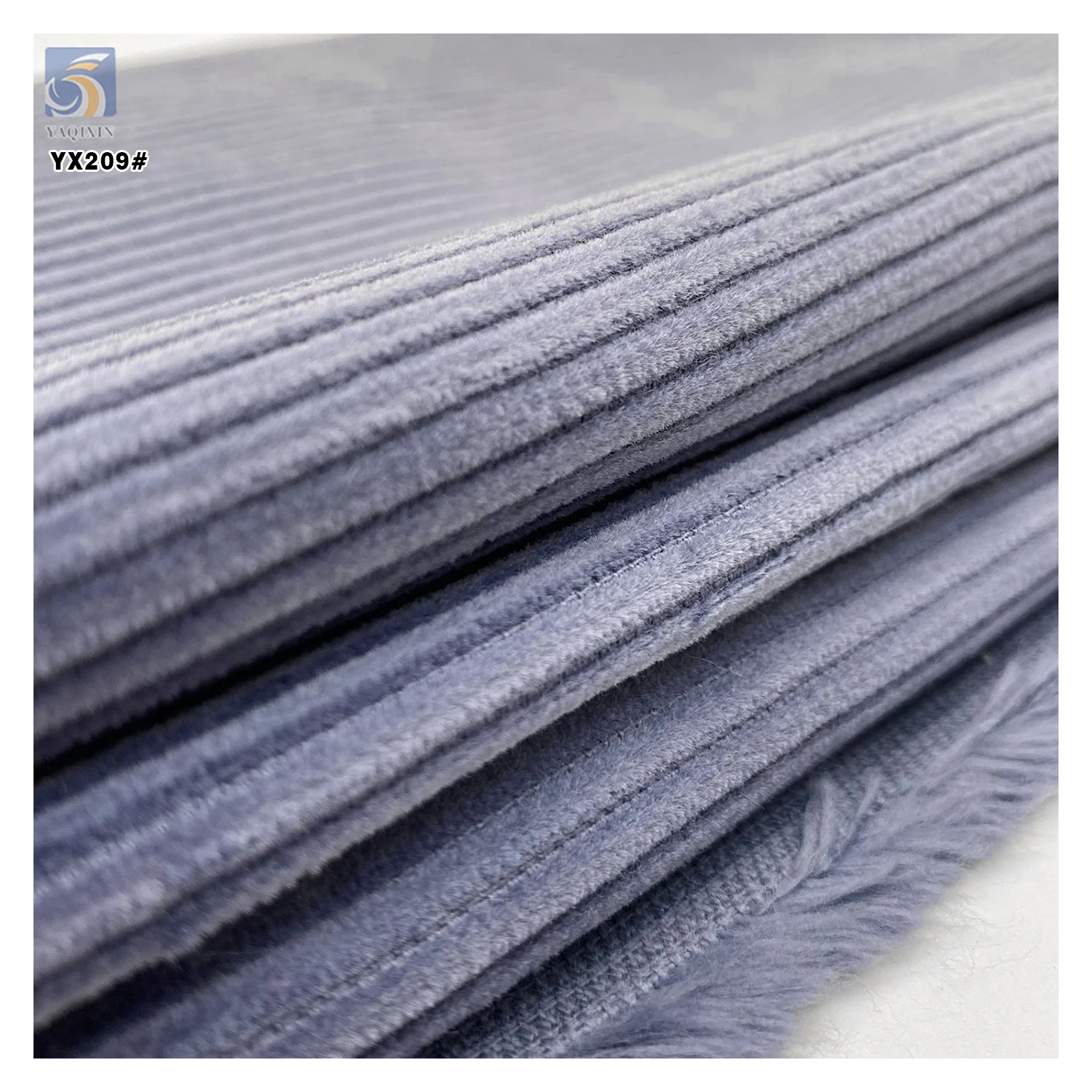 YX209 Cheap Prices 8 Wale 350gsm Heavy 100% Cotton Corduroy Fabric for Clothes Dress - 图片 6