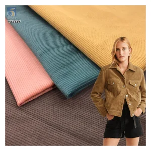 YX213 Industry Competitive Price Corduroy Fabric 14W 280gsm Woven 100% Cotton Corduroy Fabric for Jackets