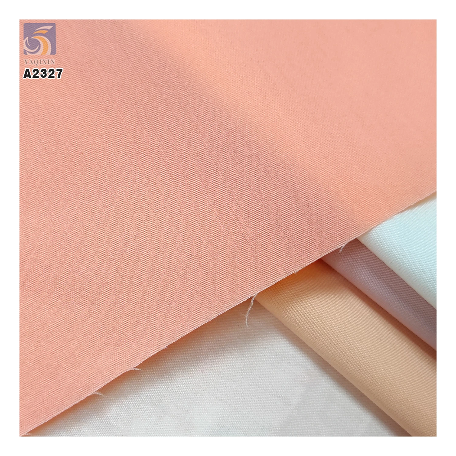 A2327 115gsm 65% Cotton 35% Nylon 3% Spandex Fabric Summer 50*40 Soft Feel Stretch Poplin Plain Cotton Fabric - 图片 4