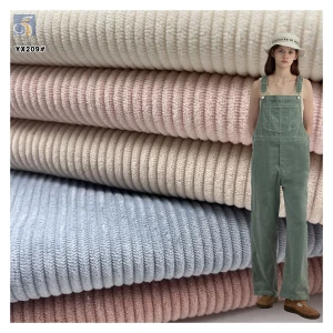 YX209 Cheap Prices 8 Wale 350gsm Heavy 100% Cotton Corduroy Fabric for Clothes Dress
