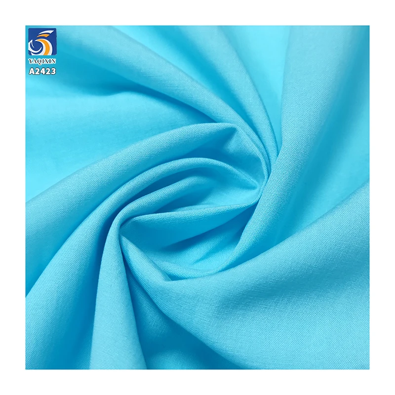 A2423 110g/m² Lightweight 60% Cotton 40% Lyocell Blended 60s Poplin Polyester Cotton Washed Fabric Shirt Dress Fabric - 图片 6