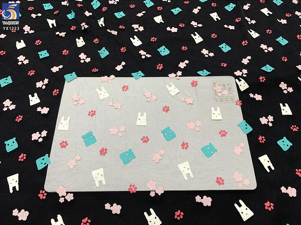 YX1223 2026 Skirt Digital Art Printed Fabrics Custom Children's Cartoon Patterns Offset Printed Polyester Tulle Fabric - 图片 4