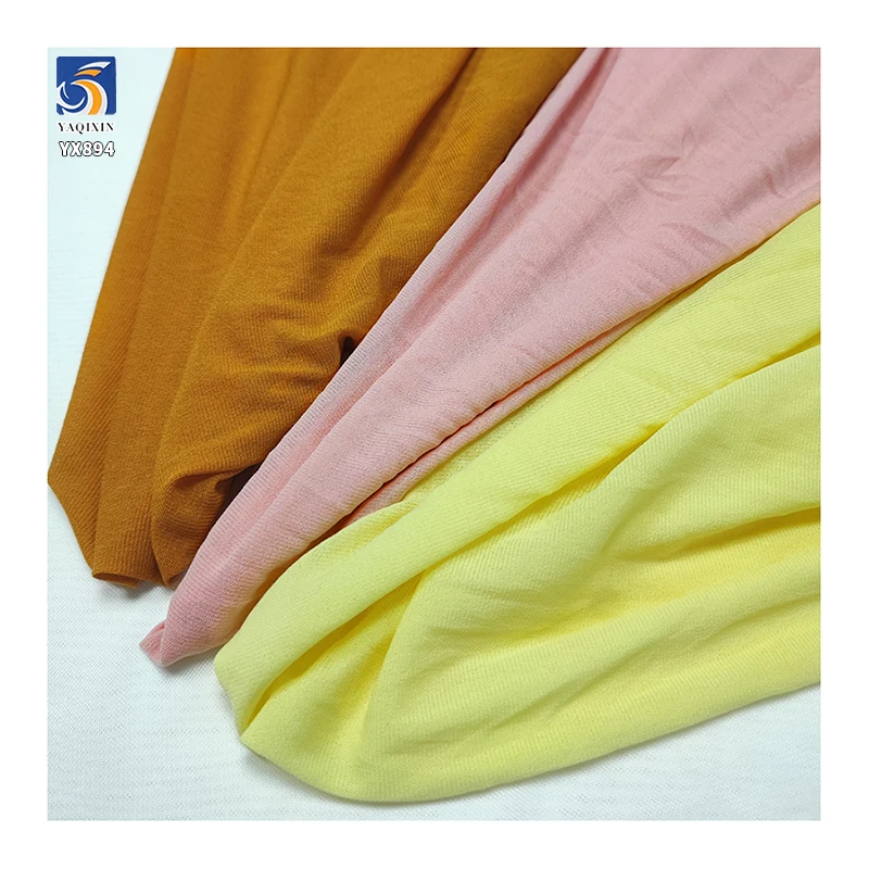 YX894 Plain Knit Korean Mesh Fabric Polyester Spandex Sheer Mesh Four-Way Stretch Fabric for Lining Base Shirt Clothing - 图片 4