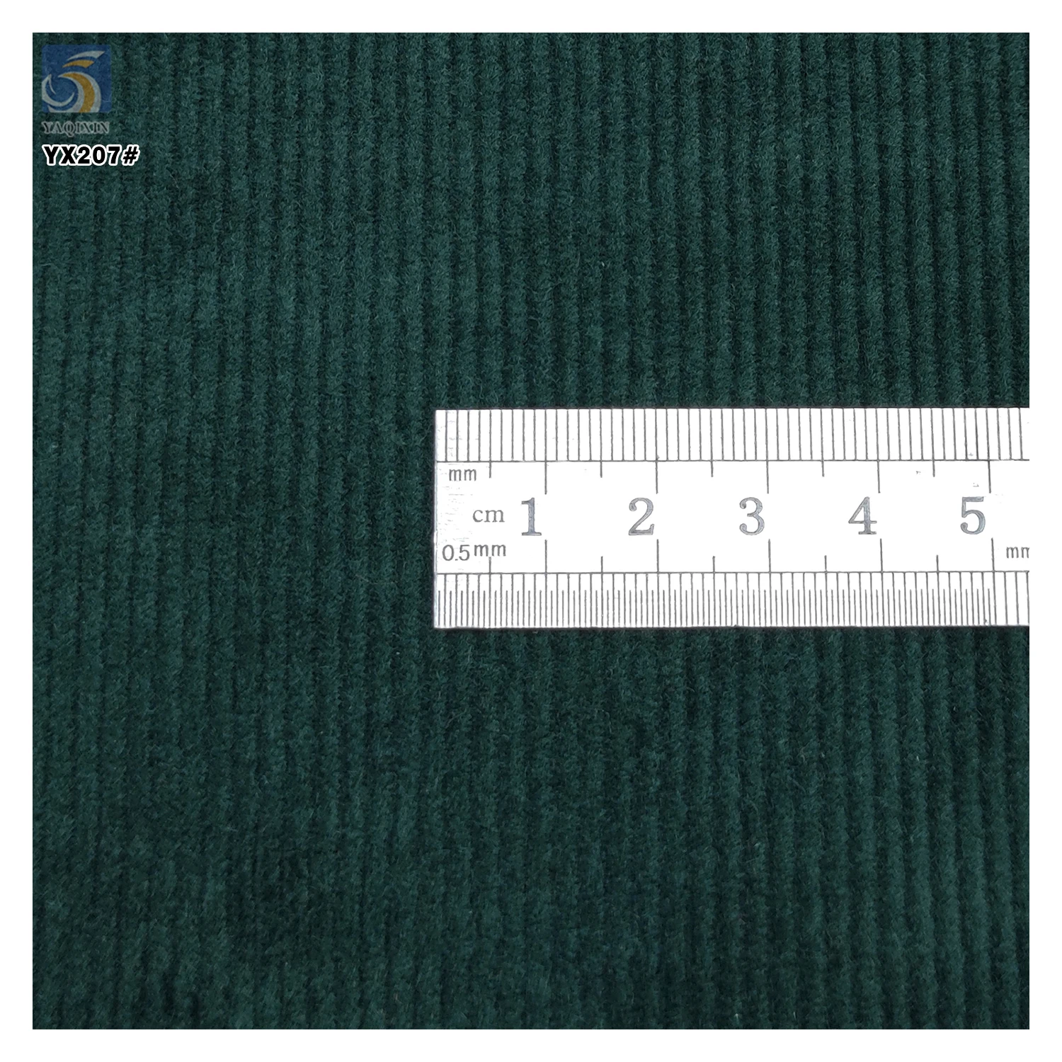 YX207 China Manufacturer 330gsm Heavyweight 12 Wale Stretch 97% Cotton 3% Elastane Corduroy Fabrics for Women Dresses - 图片 4