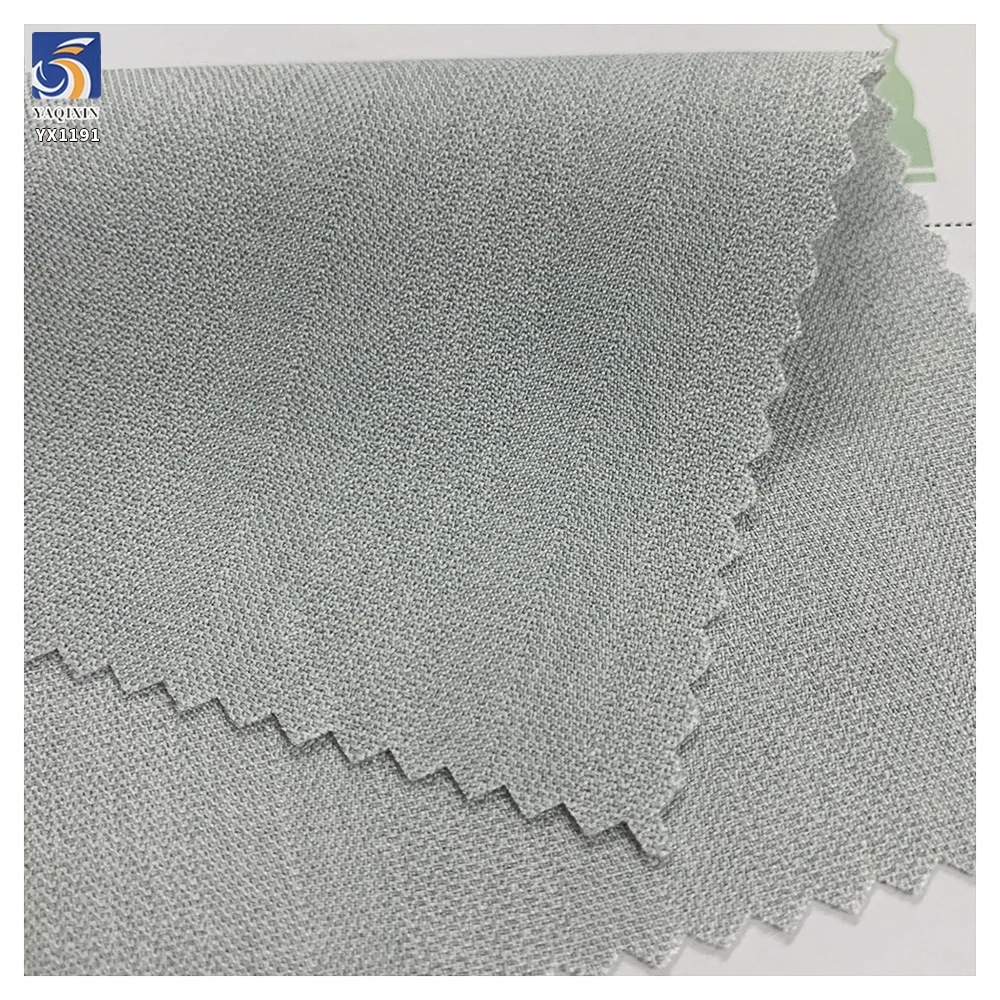 YX1191 210gsm 95% Polyester 5% Spandex Big Herringbone Twill Fabric for Woven Khaki Stretch Pants Jacquard Striped Fabric - 图片 5