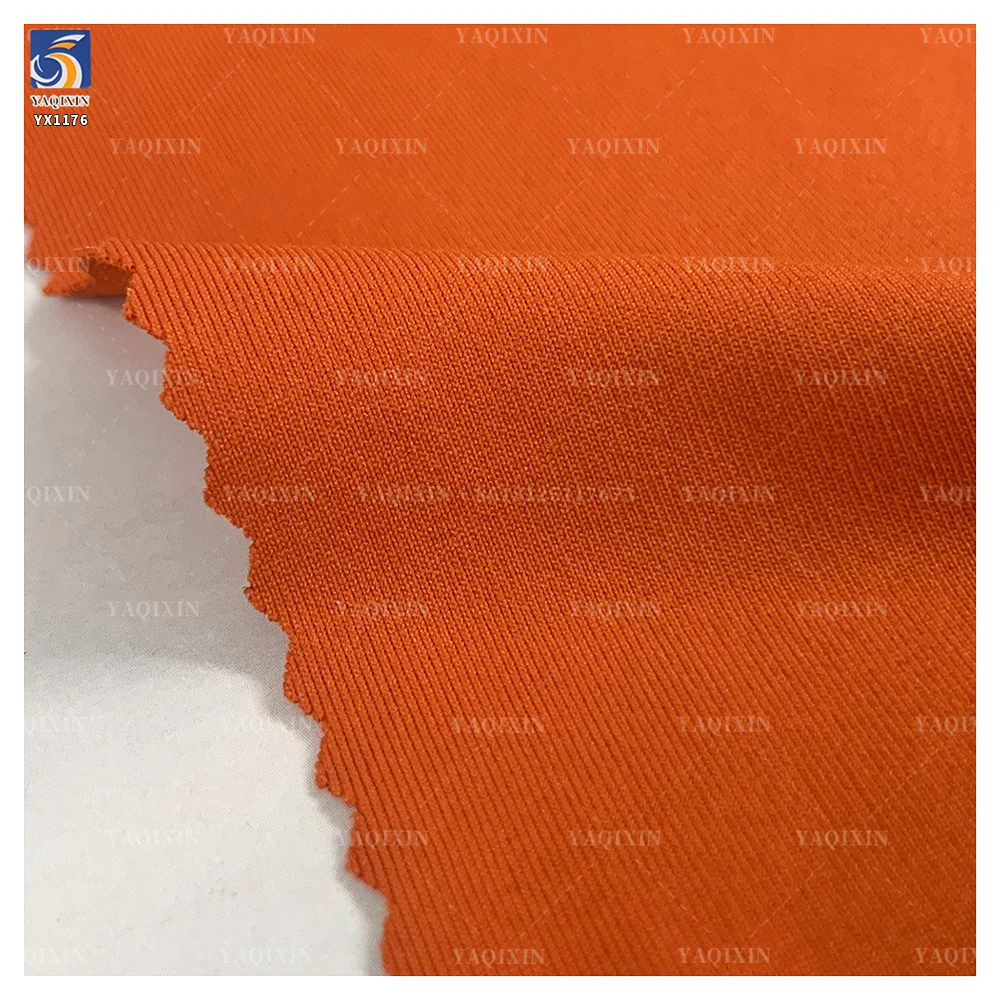 YX1176 87% Polyester 13% Spandex 180gsm Wear Yoga Wear T-Shirt Fitness Sports Fabric Cotton-Like Single-Sided Knitted Wicking - 图片 2