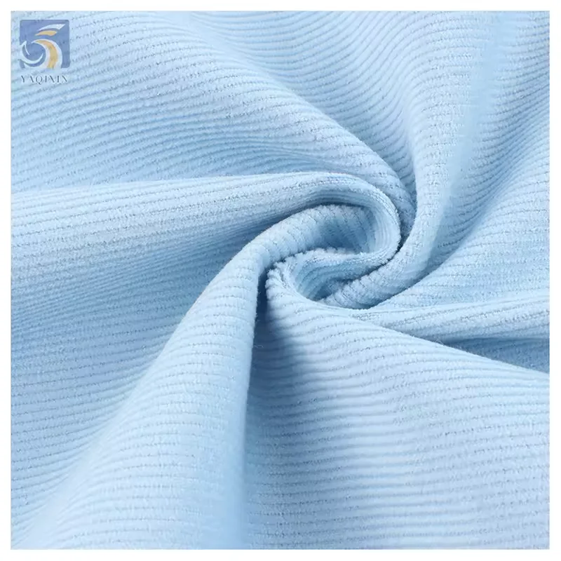 YX2340-1 Wholesale Baby Corduroy Fabric 16 Wales 97% Cotton 3% Spandex Stretch Corduroy Fabric for Kids - 图片 5